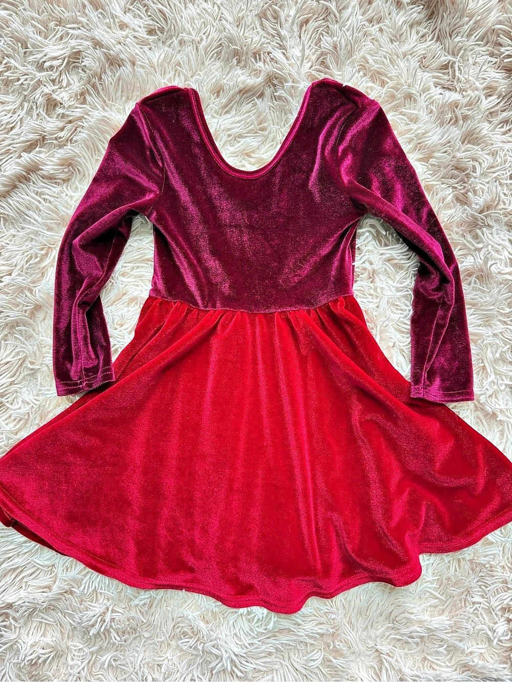 Dot dot smile Fancy Collection Velvet Dress Size 2T Like New